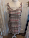 Ladies Medium Multi Check Sleeveless Top