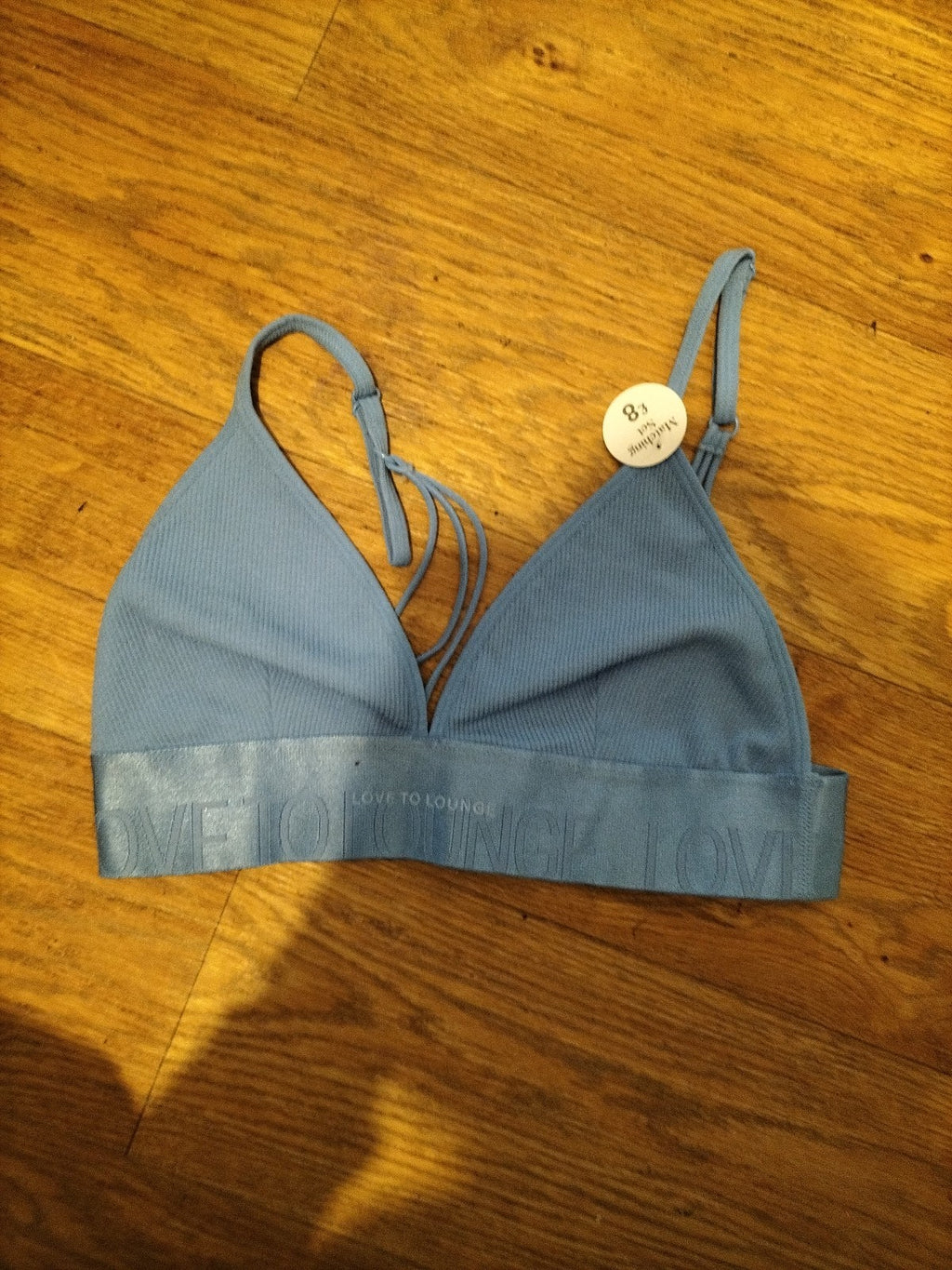 Brand New Ladies Primark Size 10-12 Blue Bra
