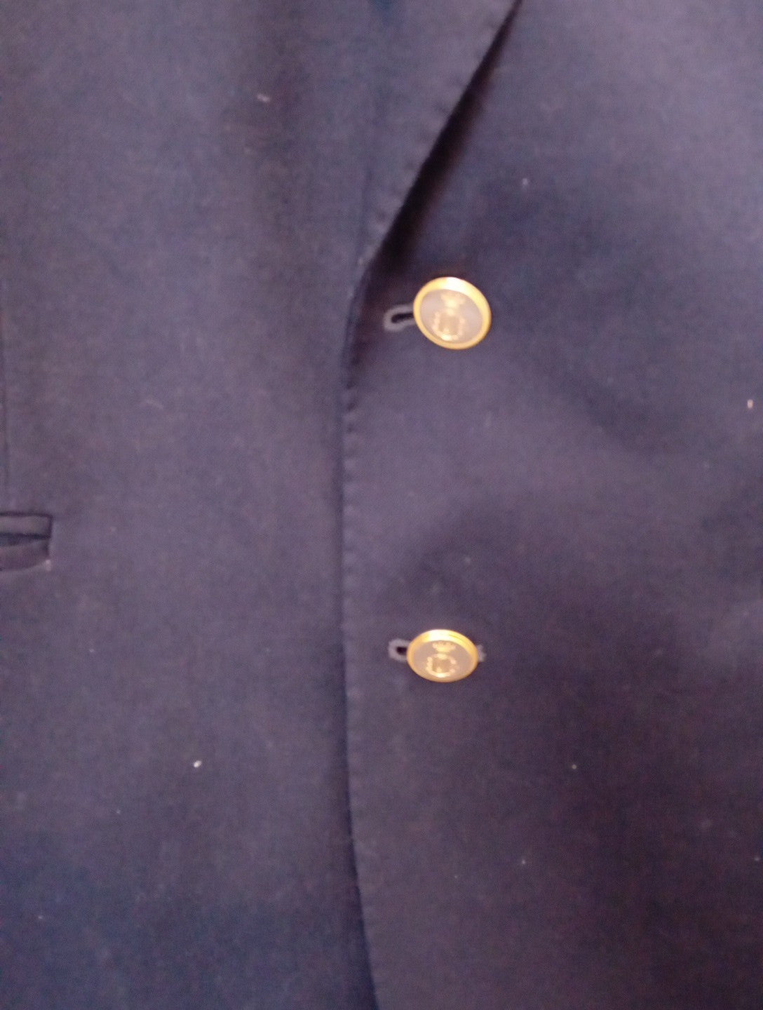 Mens FARAH navy Blazer Size 38 L