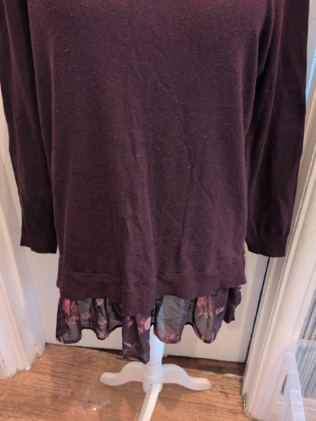 Next 20 Purple Long Sleeve Oversized Jumper Soft Touch