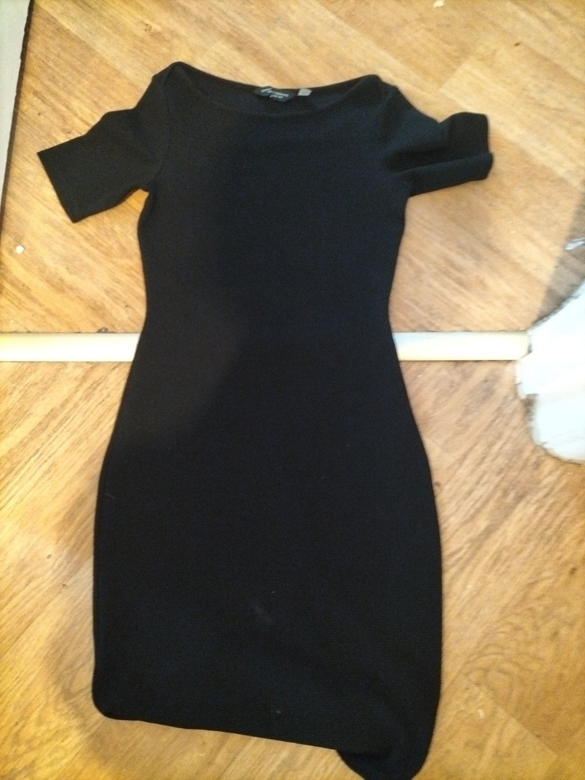 Ladies Dorothy Perkins Size 6 Black Short Sleeved Dress