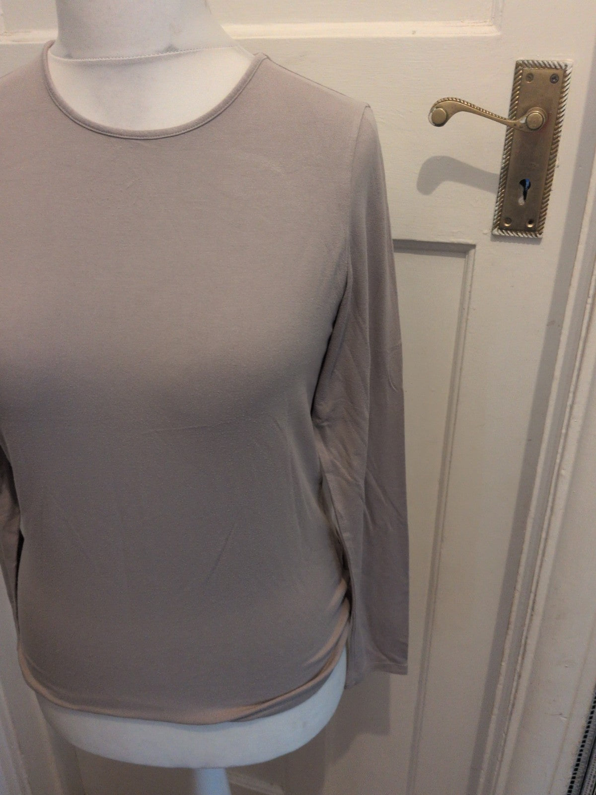 Pure Collection 14 Grey Neutral Long Sleeve T-shirt