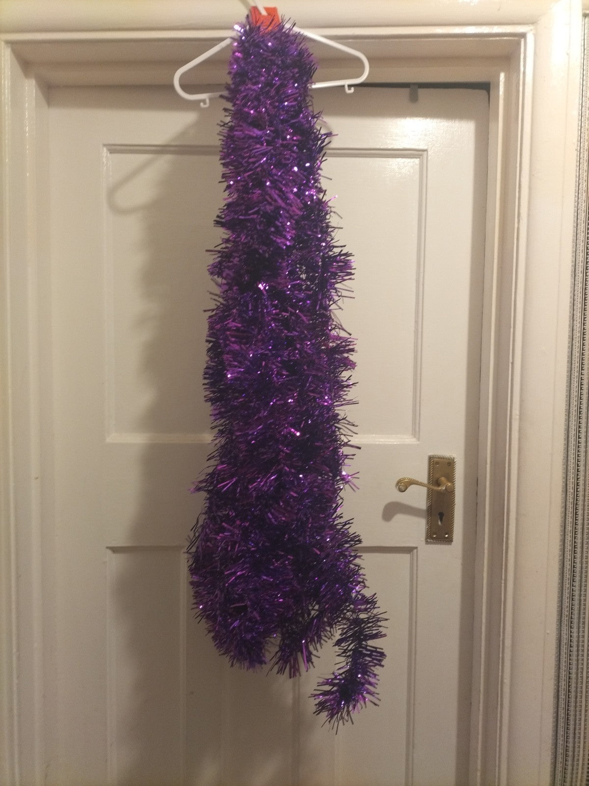 Brand new Purple 2M Christmas decoration Tinsel