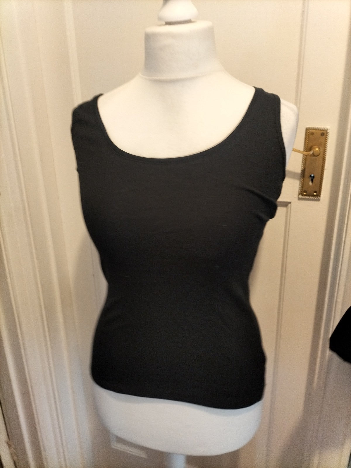 Ladies F&F Size 10 Black Essential Vest