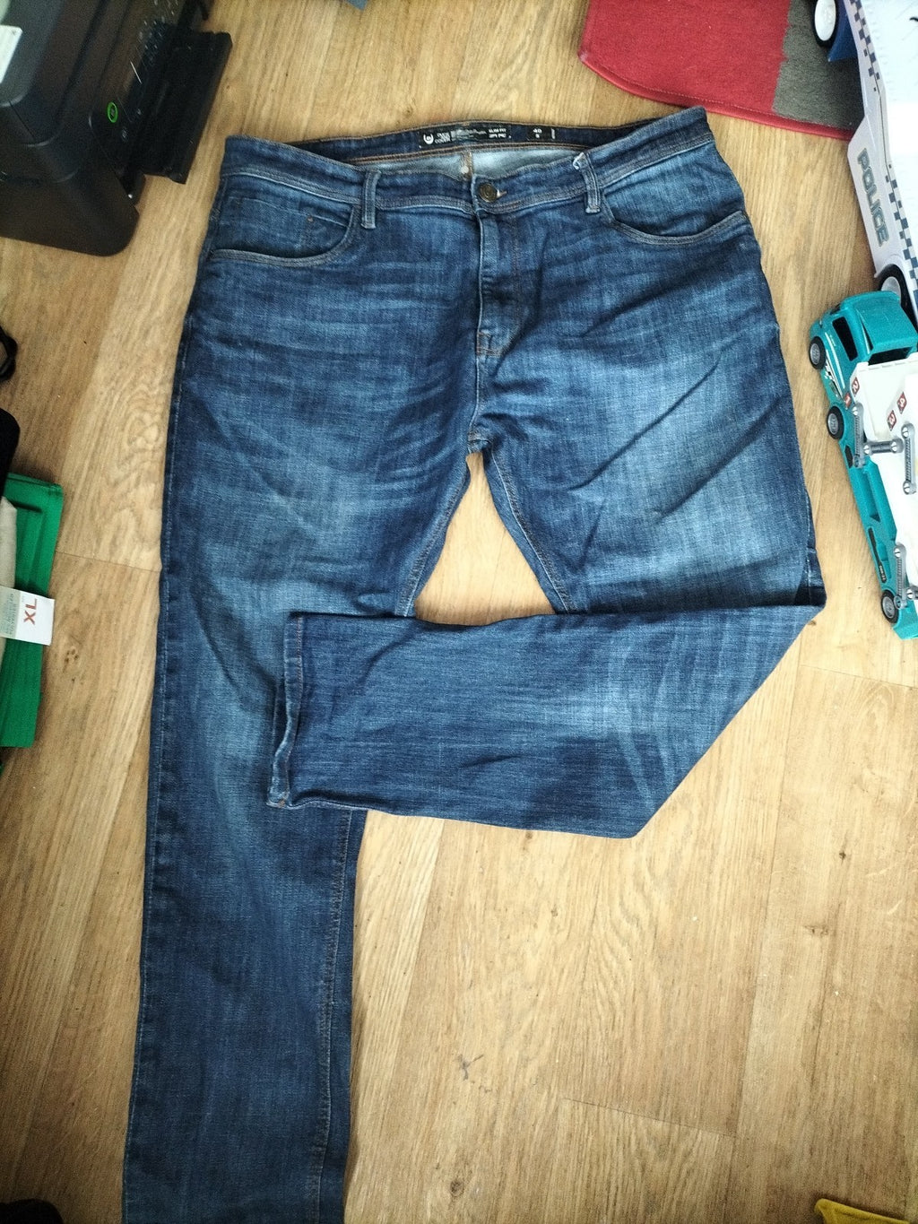Mens Duck And Cover Size 40s Slim Fit Jeans