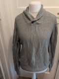 Mens Peacocks Medium Grey High Neck Pullover Jumper