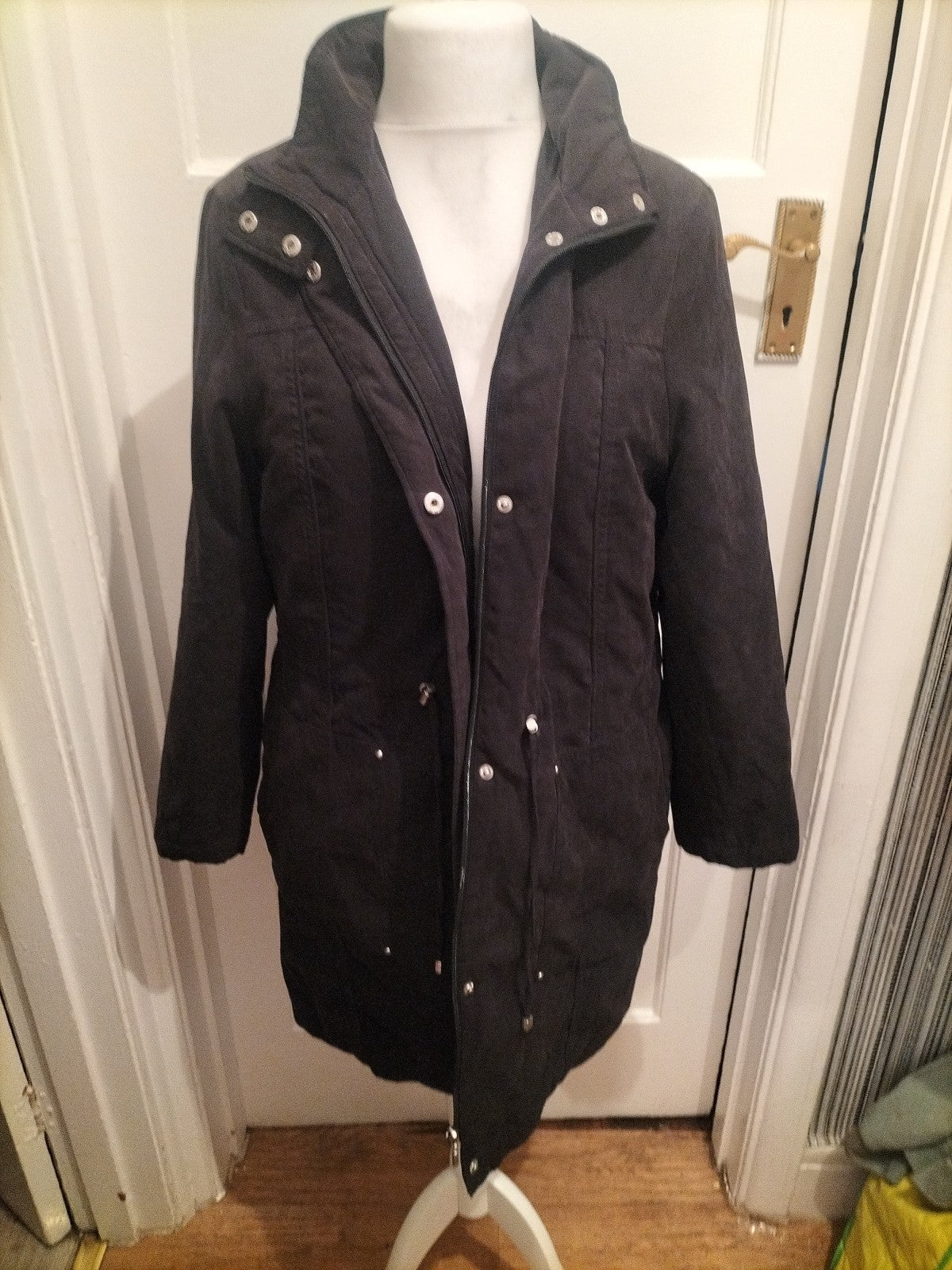Ladies Bonmarche Size 16 Black Lined Jacket