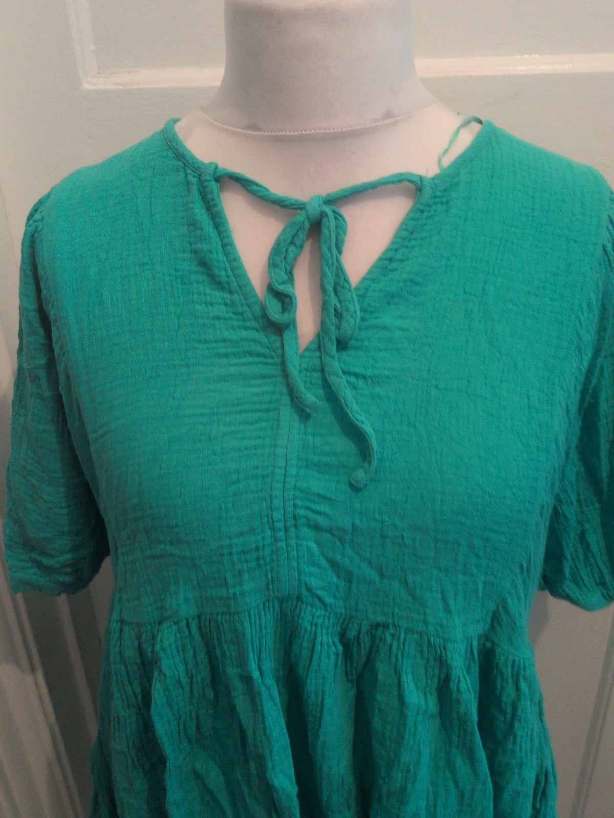 Peacocks 14 Mint Green Short Sleeve Dress