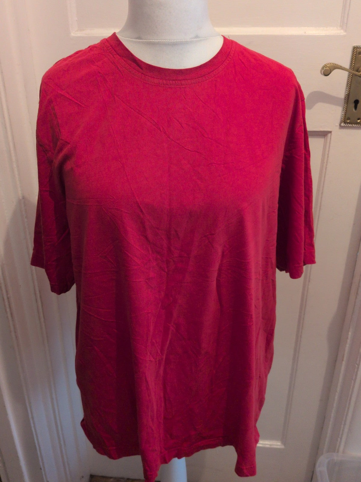 George 3XL Red Short Sleeve T-shirt