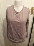 George 16 Long Sleeve Crew Neck T-shirt Pale Purple