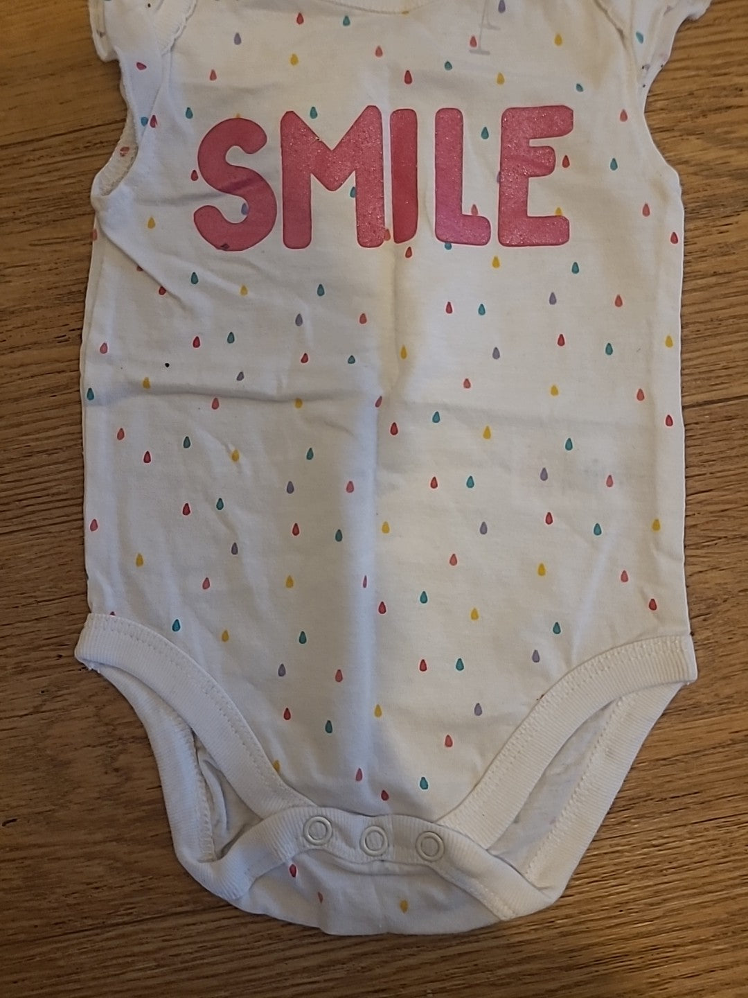 Pep&Co 3-6 Months Multicoloured "Smile" Babygrow