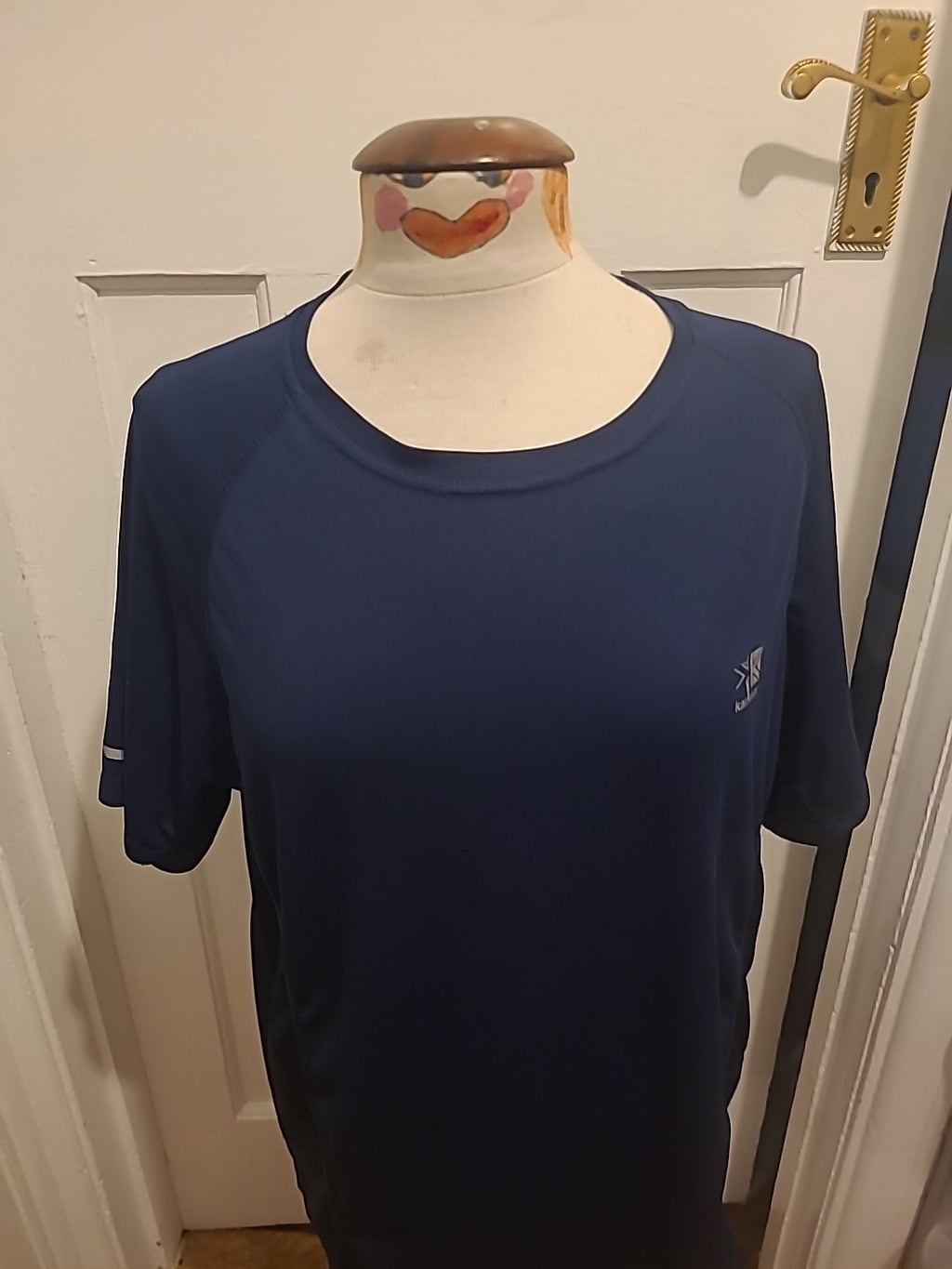 Mens Karrimor Size Medium Navy Short Sleeve Top