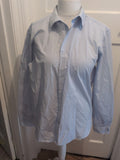 Slim Fit Burton Large Pale Blue Long Sleeve Shirt