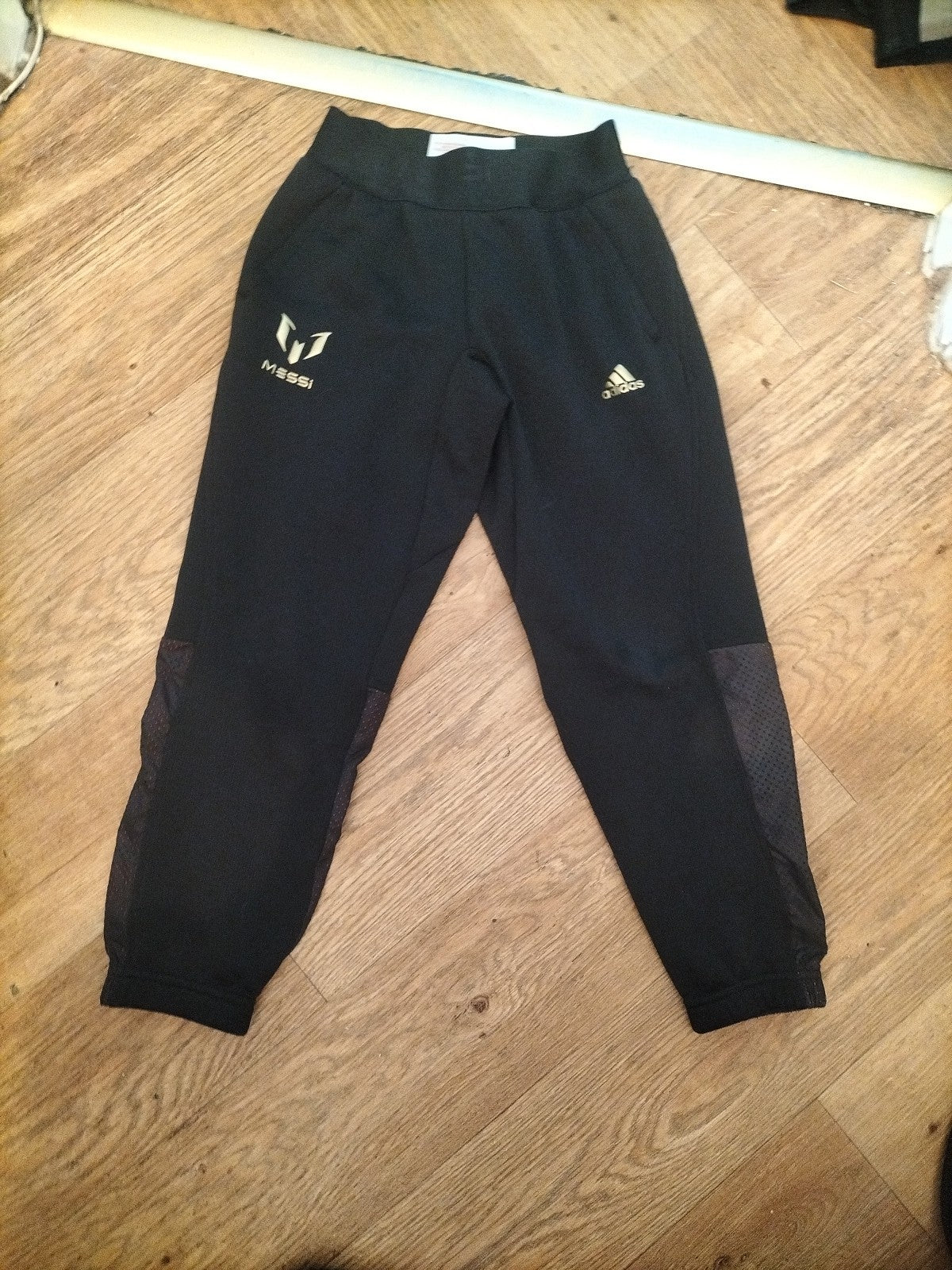 Adidas 7-8 Years Black "Messi" Print Jogger