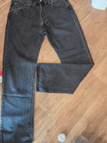 Levi 501 36/34 Charcoal Straight Jeans