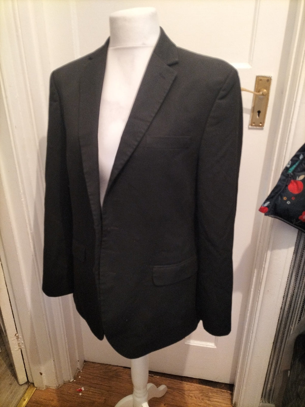 Mens M&S Size 42M Regular Fit Black Blazer