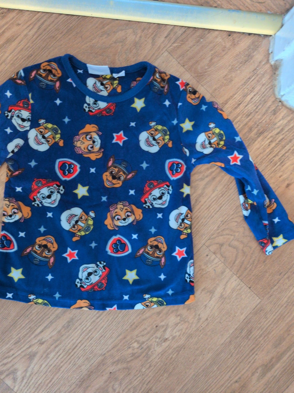 Paw Patrol 4-5 Years Blue Long Sleeve Pyjama Top