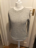 Ladies George Size 4-6 Grey Pullover Jumper