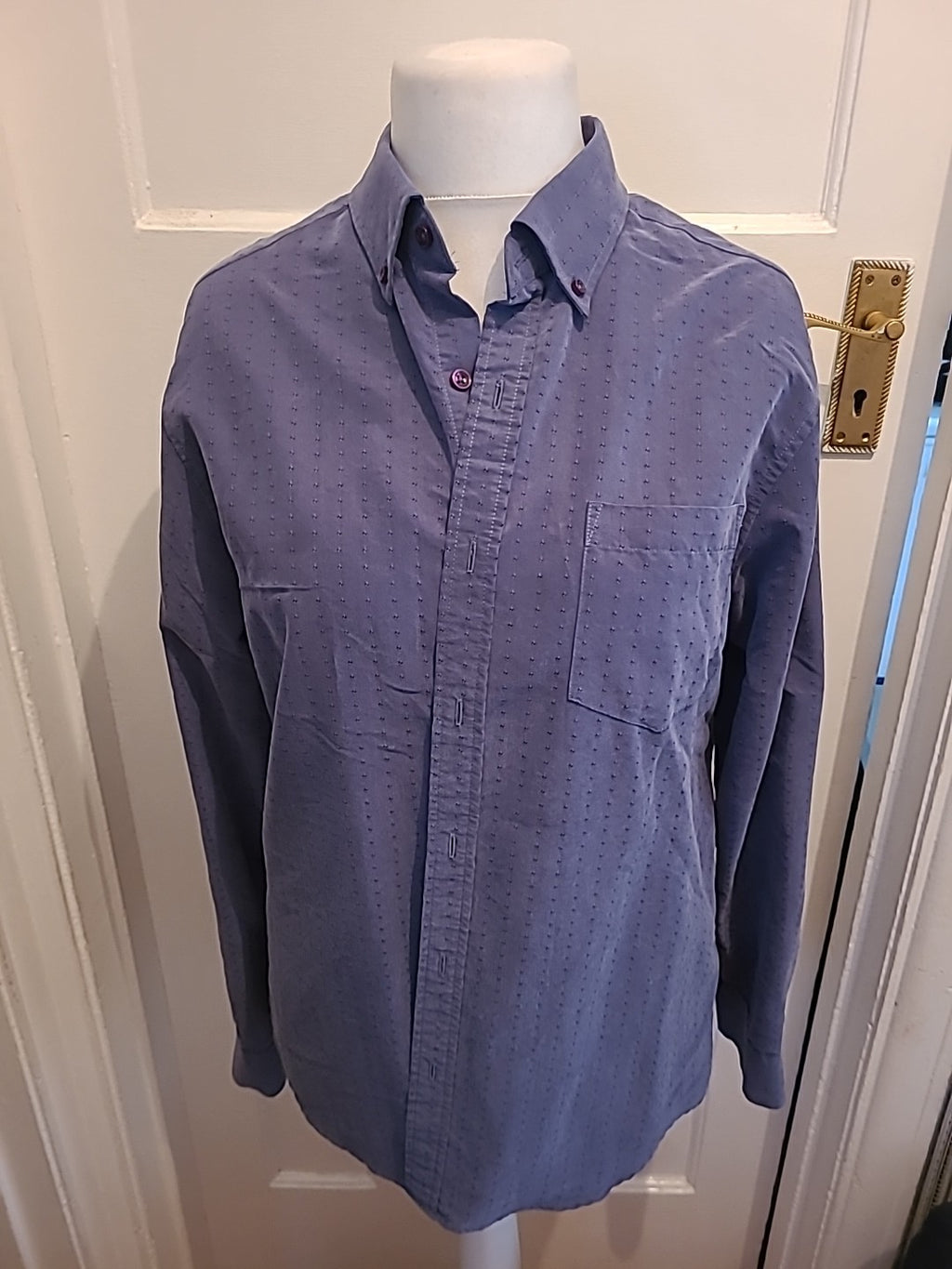 Mens Tu Size XXL Modal Rich Navy Long Sleeved Shirt