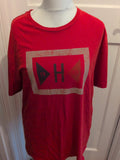 Tommy Hilfiger Large Red Print Short Sleeve T-shirt