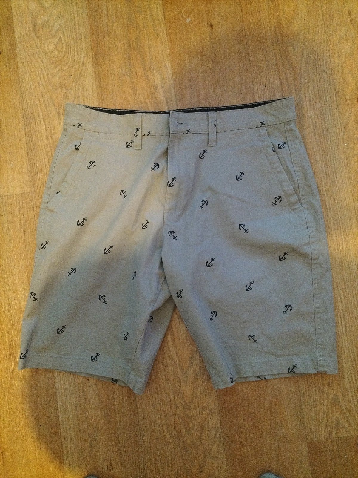 Mens Rugby University Size 32" Stretch Anchor Shorts