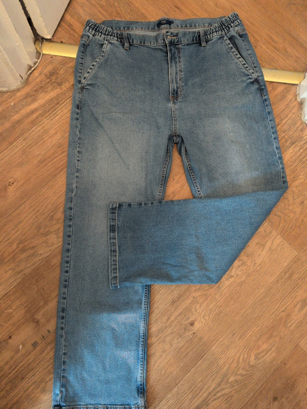 Mens Cotton Traders 38" Denim Straight Jeans