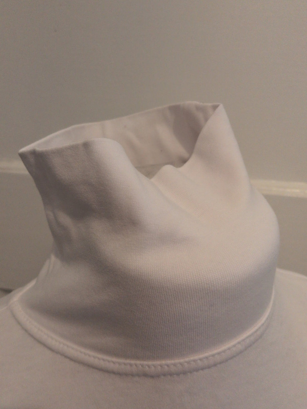 EWM 16 Approx High Neck White Blouse