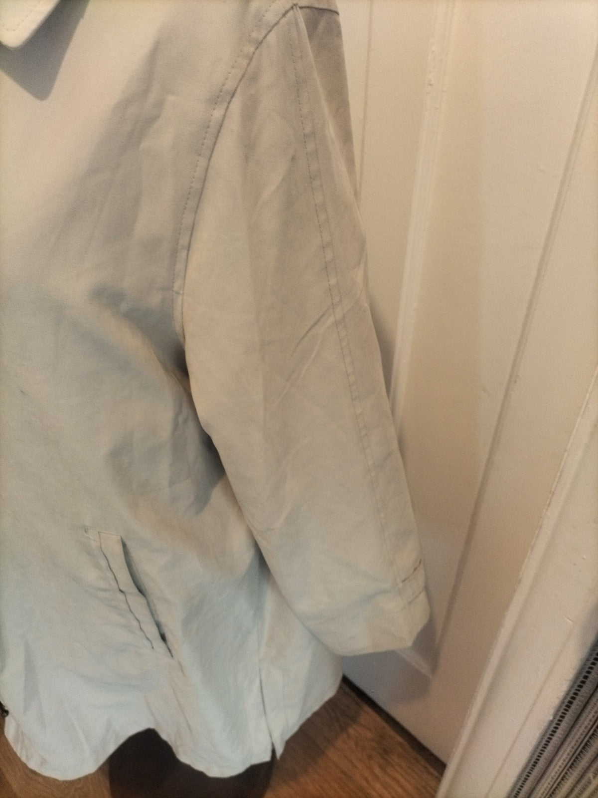 Ladies Bonmarche Size Medium Beige Long Sleeved Lined Jacket