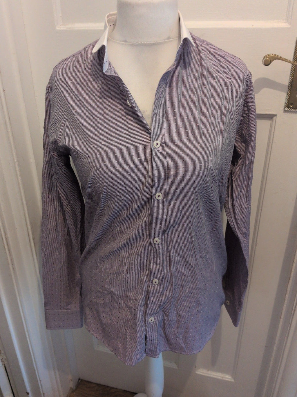 Steel & Jelly Large Purple Pattern Long Sleeve Shirt