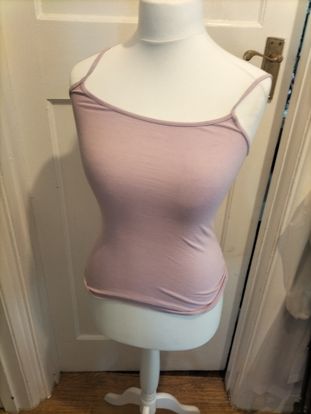 Ladies Primark Size 6-8 Lilac Stretch Cami Sleeveless