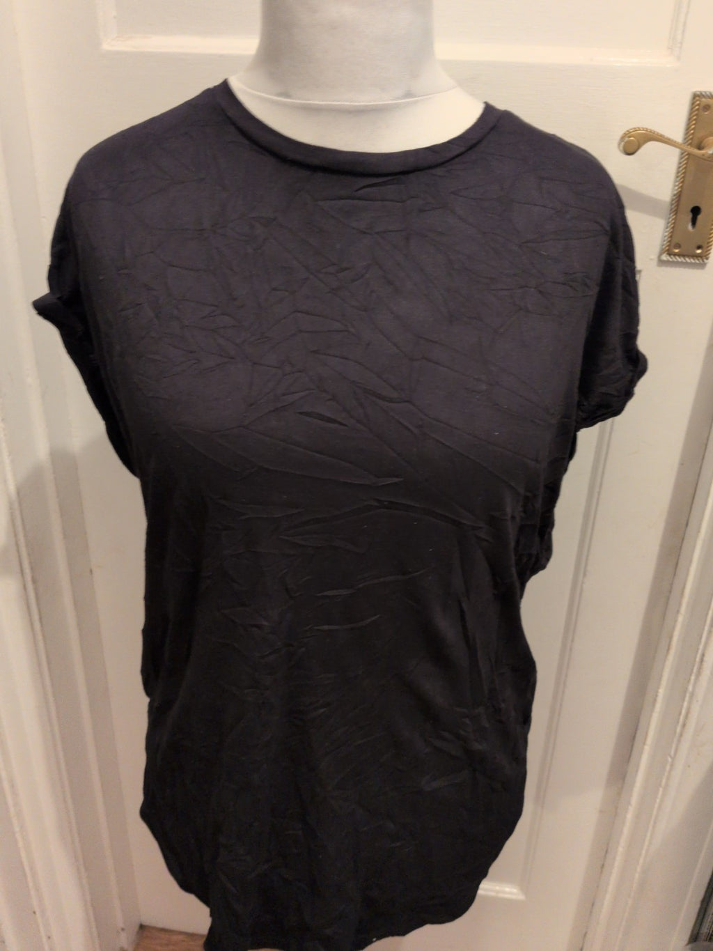 Papaya Medium Black The Longline T-shirt