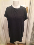 Ladies Zara Size Small Black Short Sleeved T-shirt Dress