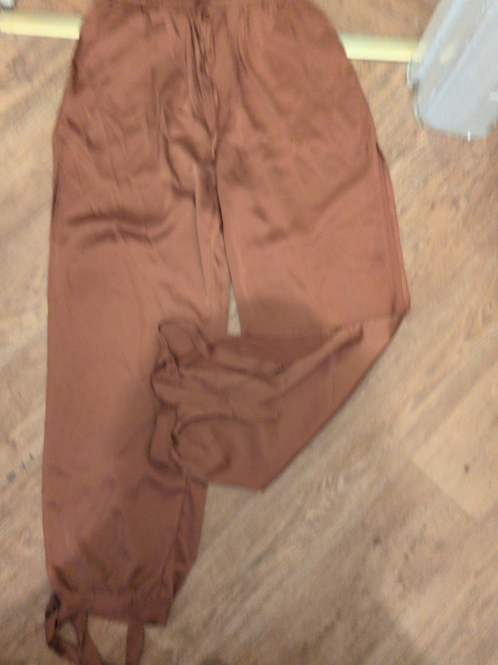 New Feeling Large Brown Elasticated Trousers
