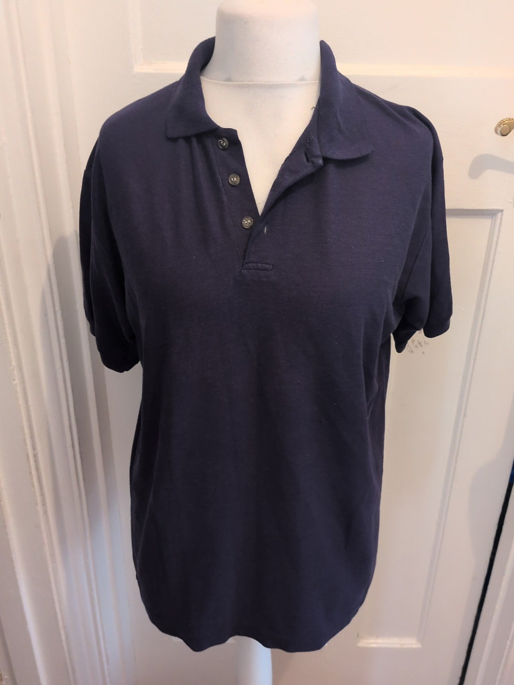 2xl Regular Fit Navy Blue Short Sleeve Polo