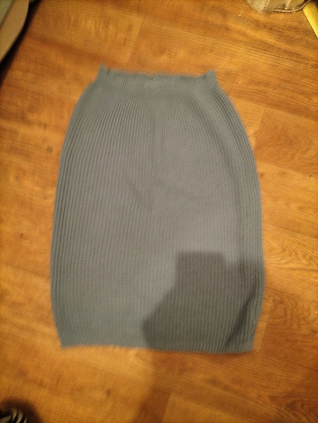 Ladies In The Style Size 12 Blue Knit Stretch Skirt