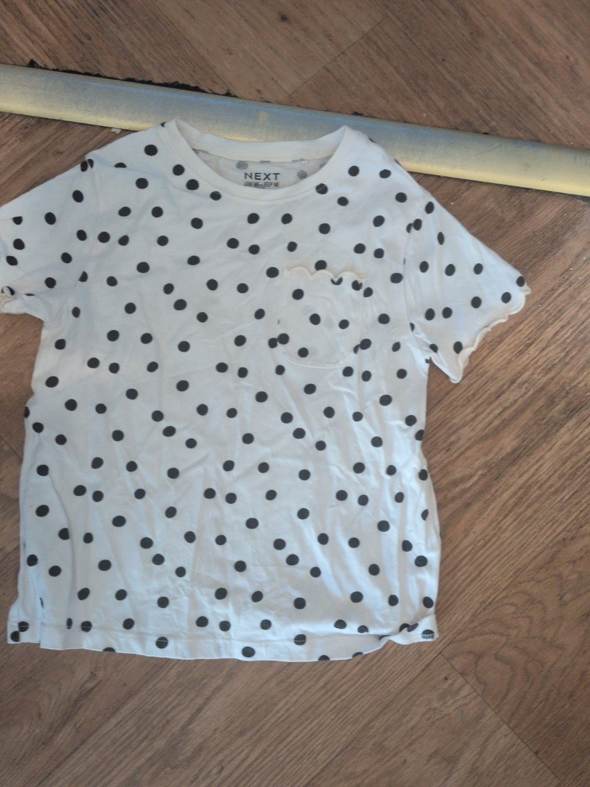 Next 4-5 Years White Spot Short Sleeve T-shirt