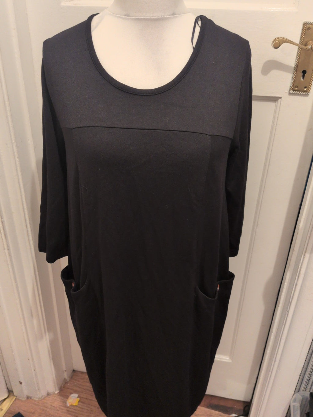 Bonprix Medium Black Half Sleeve Dress