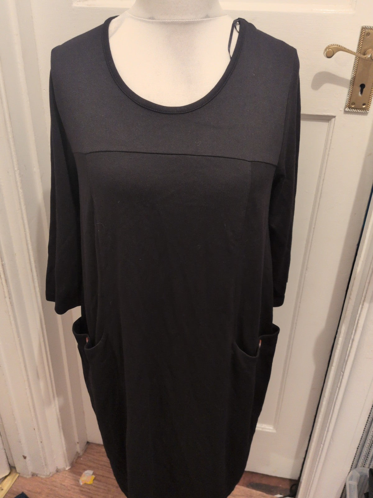 Bonprix Medium Black Half Sleeve Dress