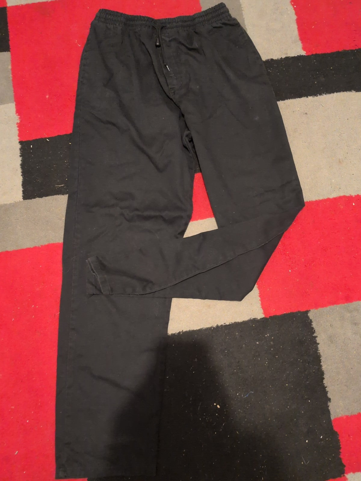 Russums Medium Reg Black Jogger