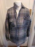 Mens Canadian Spirits Size L Check Lined Shirt