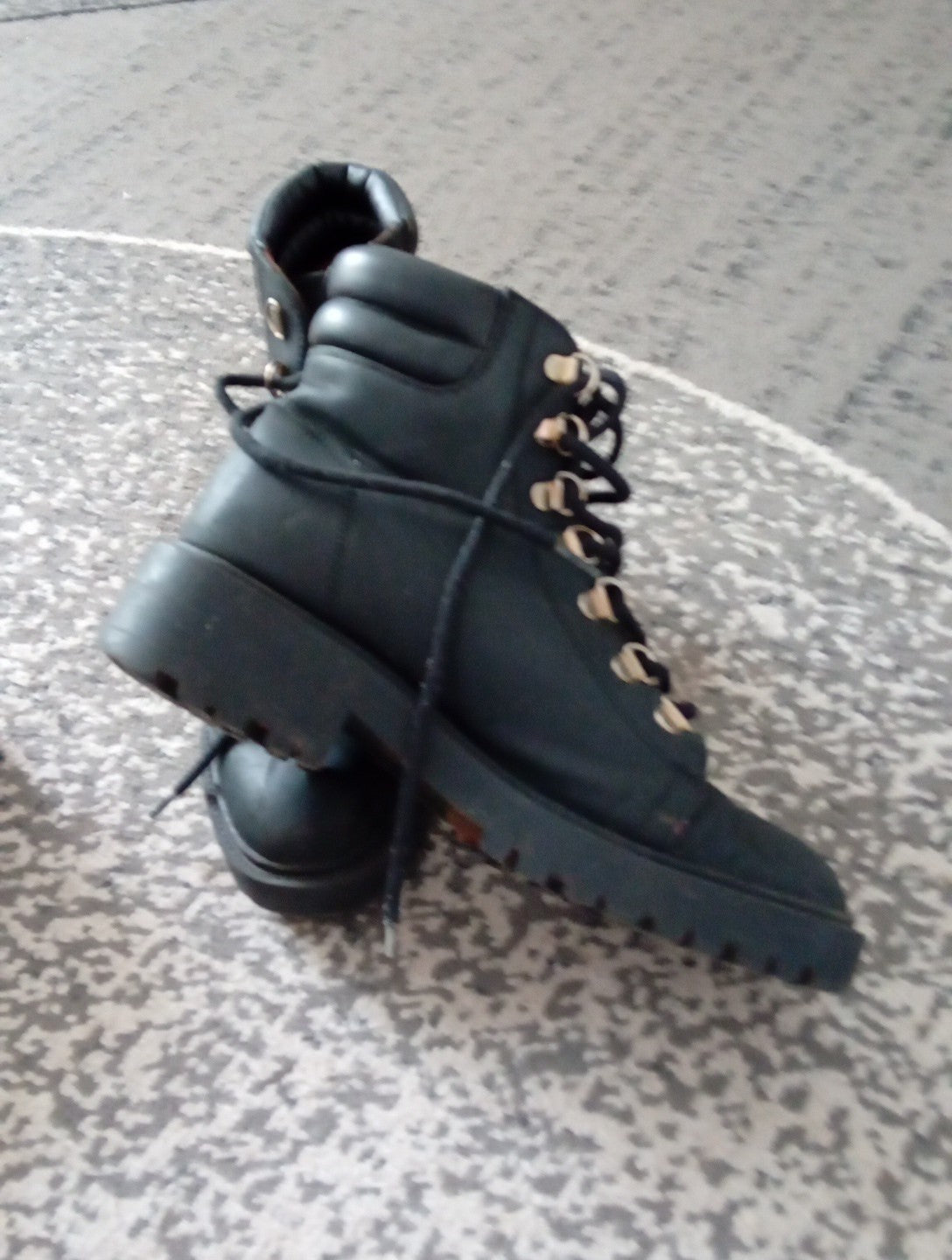 Ladies Primark Lace Up Boots Size 4 Primark Free Delivery