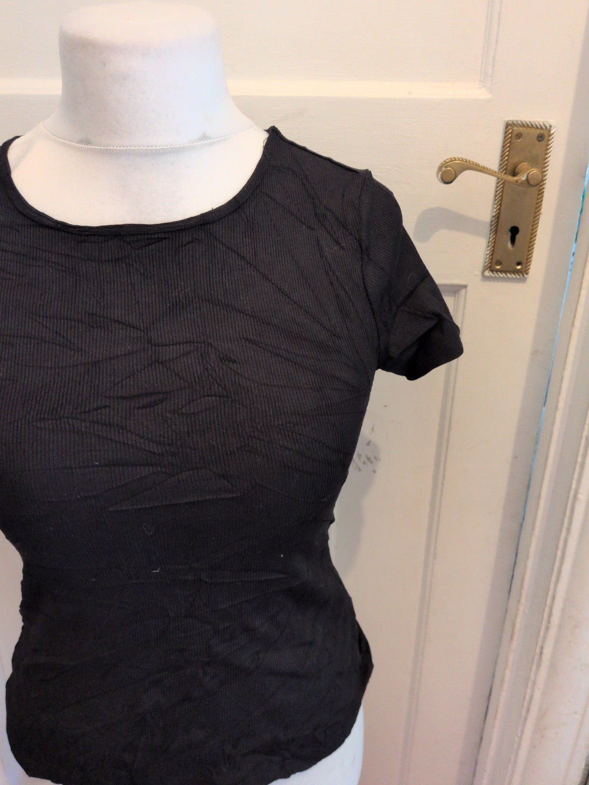 H&M M Black Tee Short Sleeve