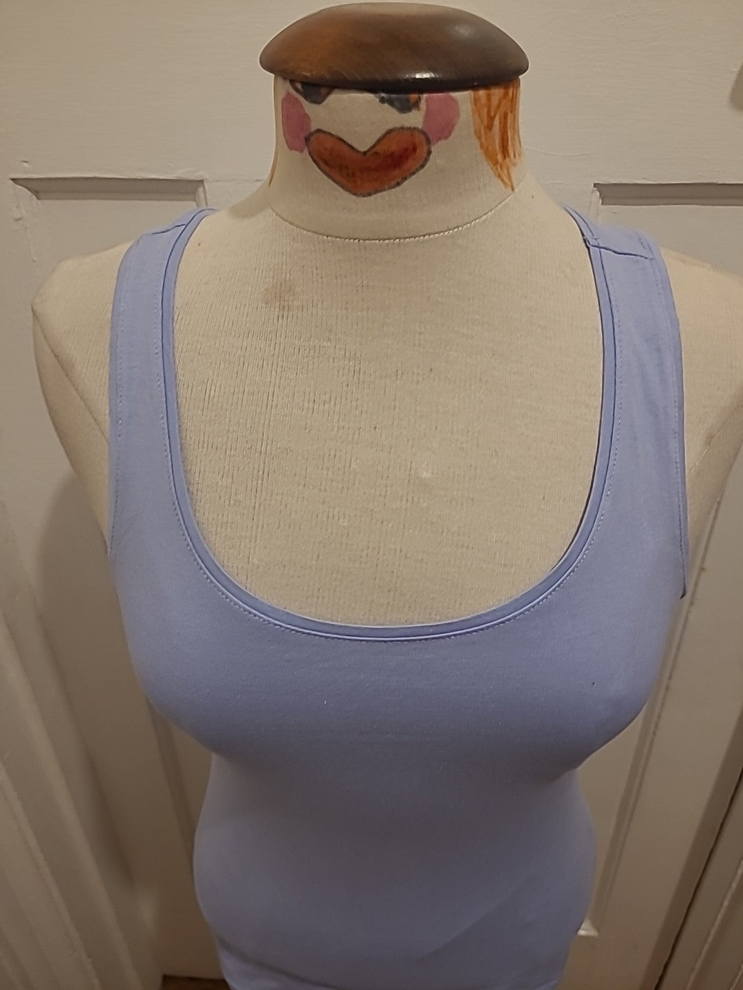 Ladies Primark Size Small Lilac Stretch Vest