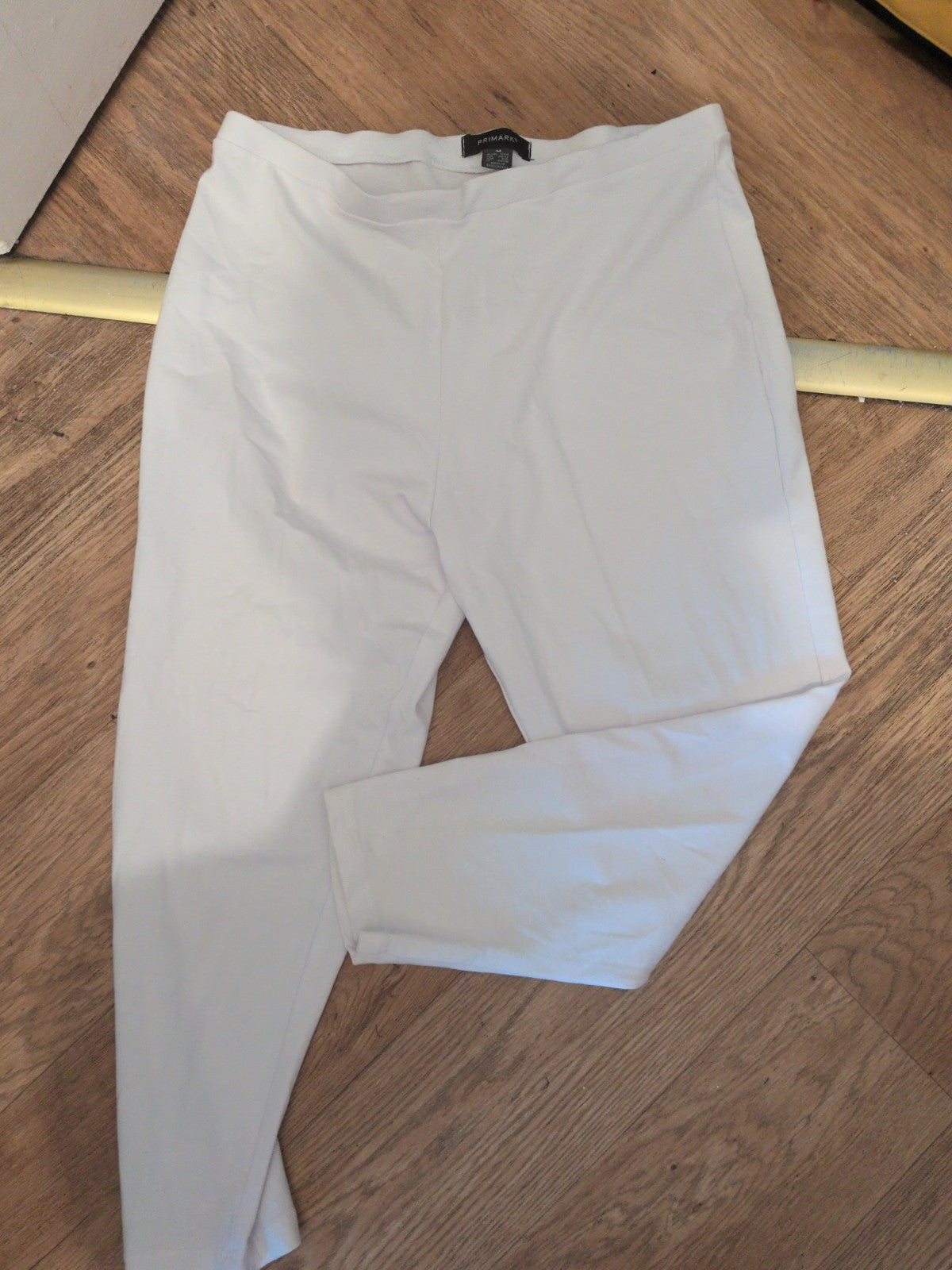 Primark 12-14 White Ankle Leggings
