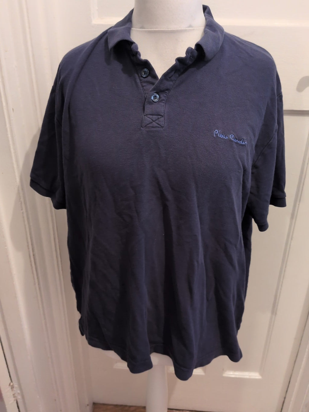 Pierre Cardin 2XL Navy Short Sleeve Polo