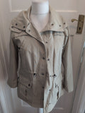 Marks And Spencer 10 Neutral Lined Coat