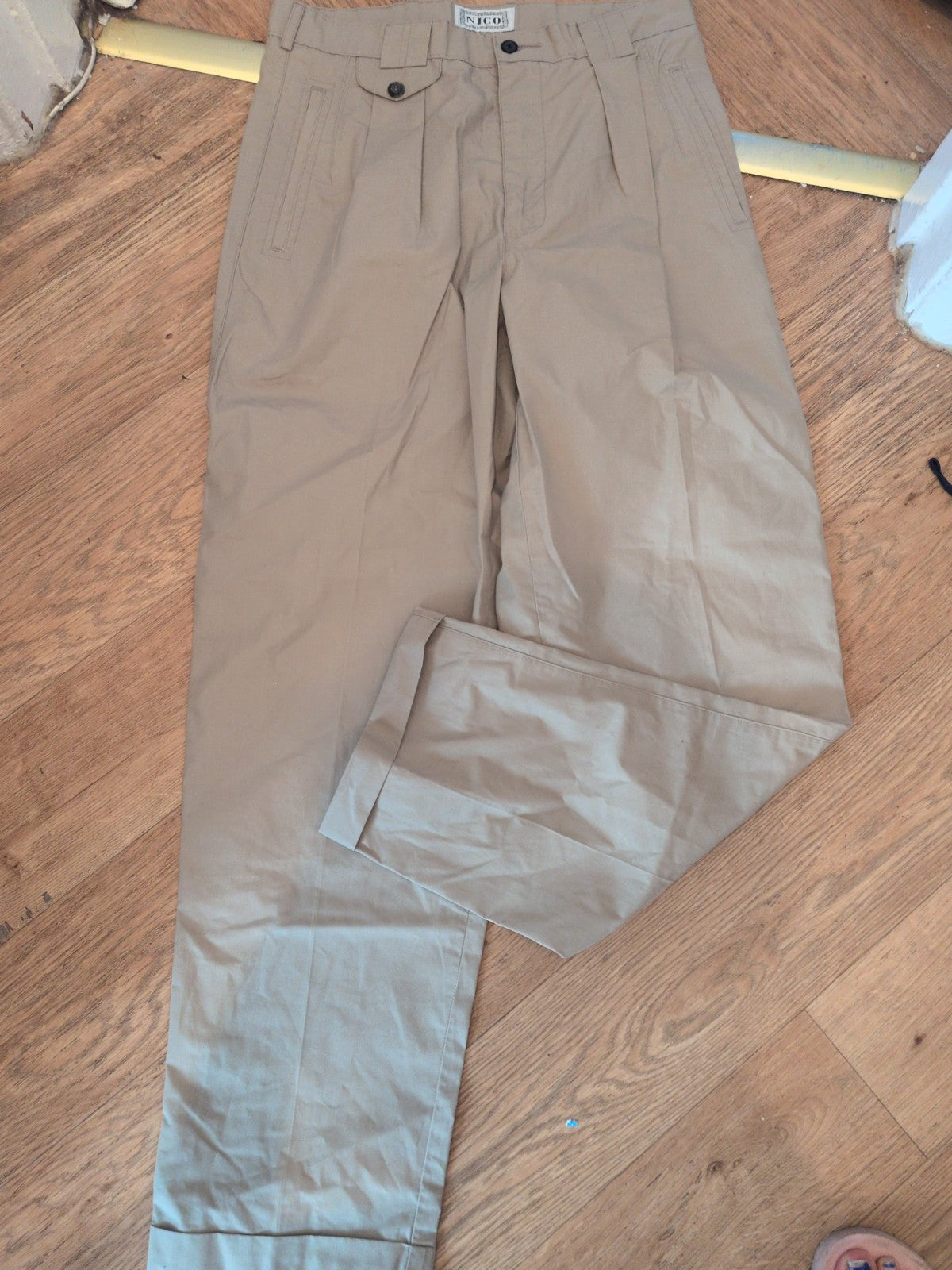 Nico 30R Light Khaki Trousers