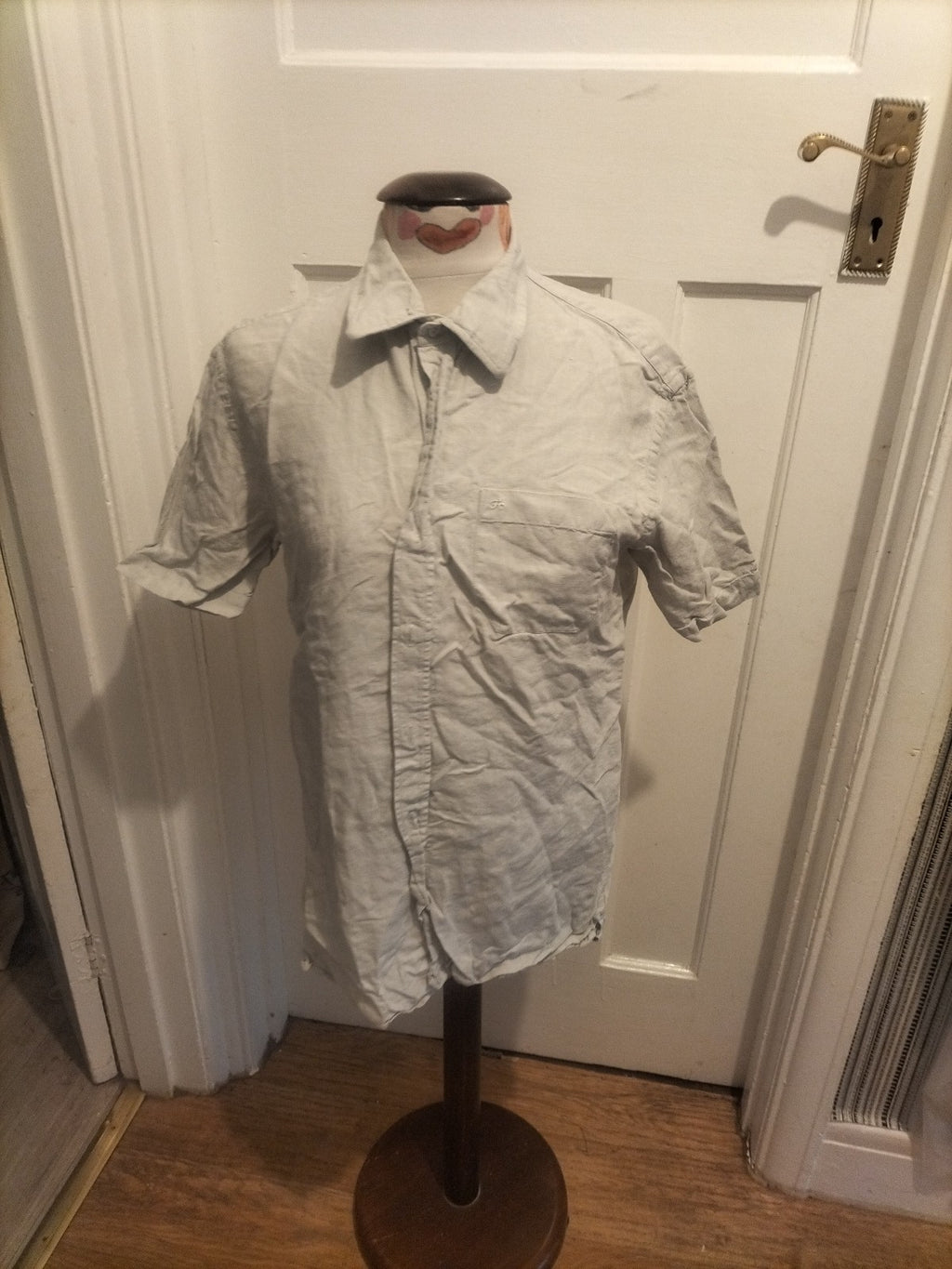 Mens French Connection Size M Stone Short Sleeved Shirt