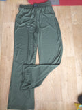 Ladies Yozy Size Medium Bottle Green Trousers