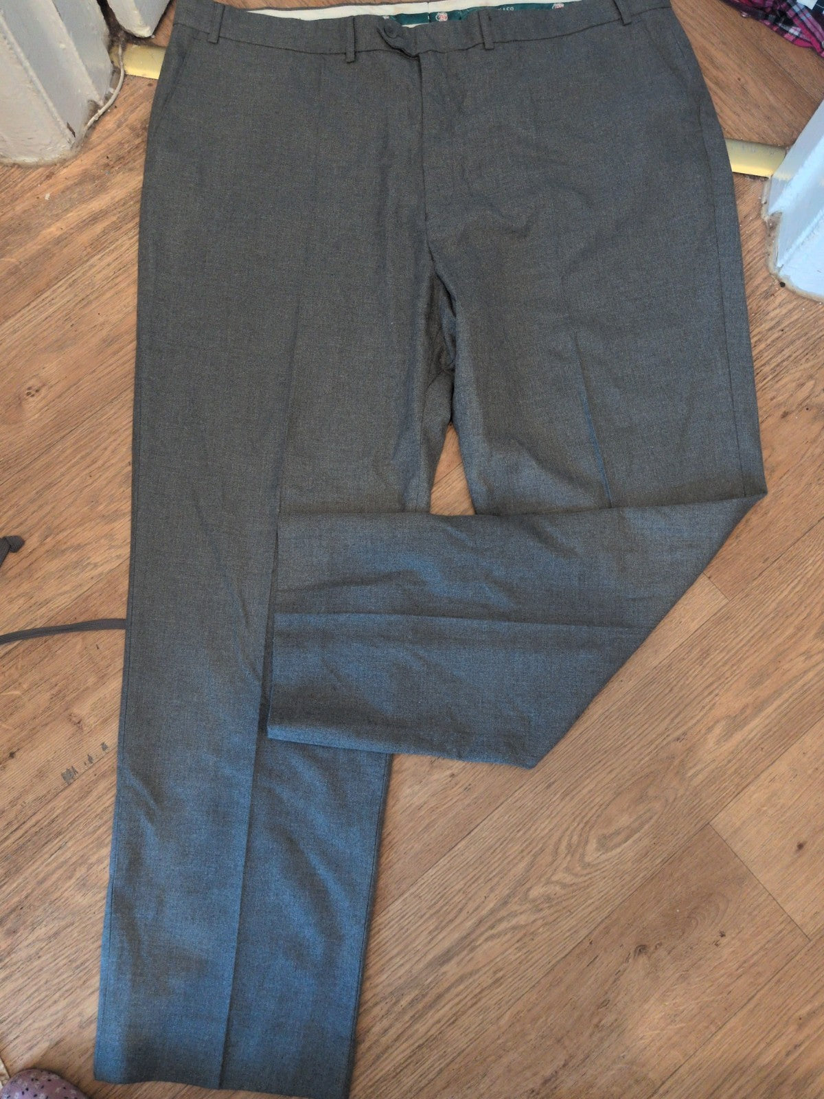 Dunn & Co 46L Grey Smart Trousers